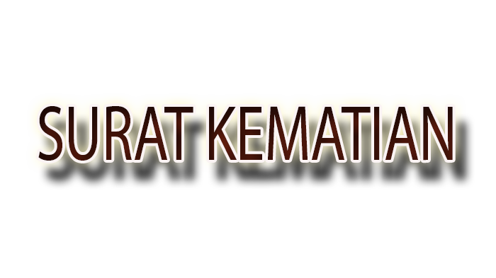 SURAT KEMATIAN
