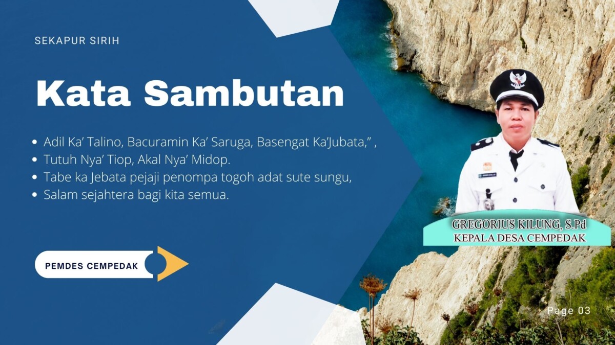 kata sambutan