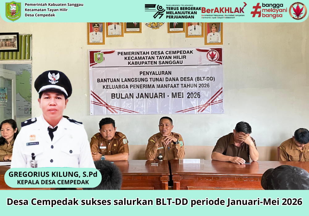 Desa Cempedak sukses salurkan BLT-DD periode Januari-Mei 2026